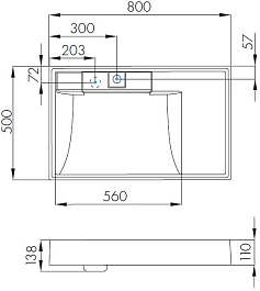 Акватон Мебель для ванной Лондри 20 дуб рустикальный/белая – фотография-15